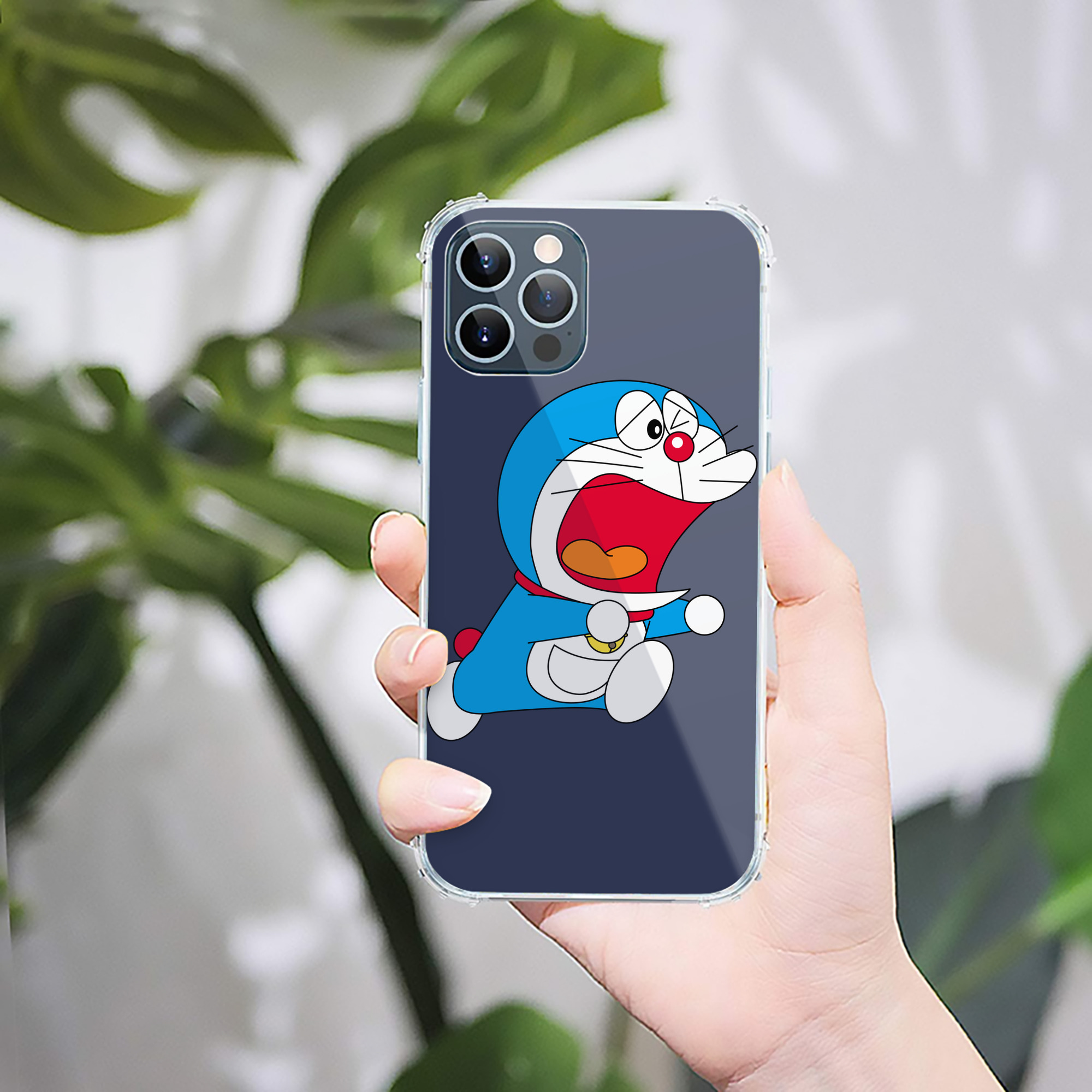 （画像用） ドラえもん Doraemon 【iPhone 12シリーズ対応】透明スマホケース（クリアソフトケース）